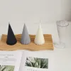 Rack Conical Candle Acrylic Mold DIY Triangle Soap Resin Plaster Mould Chocolate Ice Cube Making Set Home Party Cake Decor Gifts