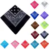 55cm Hip Hop Impresso Bandana para homens Mulheres Caixa de caju das faixas de cabeceira Banda de cabelo envolve lenços quadrados Acessórios para cabelos DIY