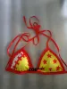 Nami Cosplay Costume Green Sexy Star Patch Bikini Top Bra Custom sizes