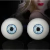 BJD Doll Resin Acrílico Eyes SD Doll Boblalls Joint Doll Makeup Circular Semicircle Ice Blue Pupila Acessórios para bonecos oculares