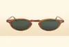 Groothandel-Gegregory Peck Brand Designer Men Dames Zonnebrillen Oliver Vintage Polarizs OV5186 Retro Sun Glazen de Sol OV 51866000807