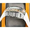 Titta på datum lyxklockor för herrmekanisk richa m diamant automatisk mens silikon schweizisk varumärkesdesigner sport armbandsur vllr