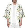 Japońskie wydrukowane kardigan streetwearu Kobiety mężczyźni harajuku haori kimono cosplay top koszulki plaża Yukata szata