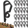 Hooks 120 Pack Christmas Light Clips Outdoor -Weatherproof Hangers Gutter For Holiday Black