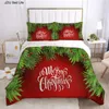 Bedding Sets Christmas Tree Set Microfiber Comforter Duvet Cover Bedspread Bedclothes King Size With Pillowcases