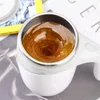 Mugs Rechargeable Magnetic Coffee Automatic Stirring Cup Handgrip Electric Rotating Milk Mug Stainless Steel Water