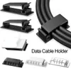 Organisation d'auto-adhésif Clips Data Data Data Data Data Line Organizer Cable Windir Wire Protector Cable Organizer