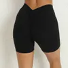 Lu allineare pantaloncini sportivi back v culo in alto in vita da yoga da donna allenamento con leggings leggings spingendo a abbigliamento sportivo sexy sport ciclico corto