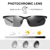 Clloio Top Quality Aluminium Polaris Polaris Pochromic Sunglasses Menles Sanse Night Night Lunes Anti- Chameleon Eyewear 240323