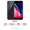 Desbloqueado Apple iPhone 8 Cellphone 4,7 polegadas 2 GB de RAM 64 GB/256 GB ROM HEXA CORE 12.0MP ID Touch ID Usado 4G LTE Mobile Phone