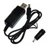 USB DC 5V 9V 12V Conversor de módulo de avanço 2.1x5,5mm Conector masculino