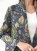 Casual Dresses Miyake Pleated Turndown Collar Long Sleeve Cardigan Dress Women 2024 Abaya Fashion Original Designer Vintage Printed Coat