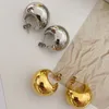 Boucles d'oreilles en acier en acier en titane Studes de cerceau de luxe pour femmes et couples, bijoux de fiançailles de qualité supérieure 2024