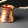 Teaware Sets Turkish Coffee Pot Maker Moka 3 Person 200 ML Copper Handmade High Quality Decorative Gift Accessory