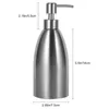 Liquid Soap Dispenser 500ml Stainless Steel Kitchen Faucet Box Bathroom Lotion Hand Wash Bottle Pump Diffuser