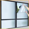 Window Stickers Film Stained Glass Self-Adhesive Privacy 3D Matte Uv Protection Heat Transfer