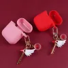 Sakura Bird Magic Wand Stick Clown Card Halsband Pendant Cosplay Keychain Key Ring Prop