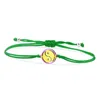 Charm Bracelets Gold-Plated Stainless Steel Yin And Yang Tai Ji Bracelet Women Kids 2024 Fashion Fengshui Red String Lucky Jewelry Her