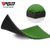 PGM Golfmatte Outdoor Sport Golf Training Rasenmatte Indoor Büro tragbar mit Gummi -T -Shirt -Sitz Realistischer Rasen Putter Matte DJD003