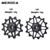 Meroca Ceramic Pulleys 12/14t Rowerowy Rowerilleur 9V 10V 11 V Tylny przerzutek MTB koła koła łożyska ceramiczna rower górski