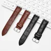 Band Ultra Leather Bamboo Bambou Knot Belt Leather Strap For Apple Watch Band Broupeau Iwatch Series 3 4 5 6 SE 7 Brown / Black