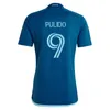 24 25 Russell Pulido Gerso Mens Soccer Jerseysスポーツカンザスクラブアウェイサッカーシャツ