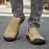 Casual schoenen Golden Sapling slip-on loafers mannen retro echte lederen flats mode mocassins vrijetijds feestschoen heren loafer