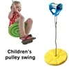 Kinderschwang Outdoor-Spielzeug Eltern-Kind Interaktives Spiel Blütenblatt Chassis Kid Tree Swing Climbing Seil mit Plattformen