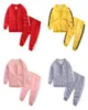 Retail Kids Designer Casual Sports Fashion Jacket 2 PCS Traje Conjuntos de ropa de pistas Conjuntos de ropa infantil