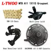 Ltwoo AX11 MTB Bike Groupset 11 Speed Shifter+Achter Deraileur+Racework Cassette+YBN 11S Chain 4 -Piece Bicycle Set Eagle Parts