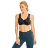 Spaccate le felpe del reggiseno sportivo femminile Max Control hanno subito un impatto elevato più dimensioni con cinghie regolabili