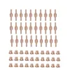 20/40/60 st PT31 LG40 PLASMA CUTER ELECTRODES TIPS COPPER CASSABLES Kit för PT-31 CUT40 CIP50 HYC50D PLC50D HYC410