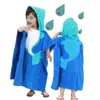 Towel Cartoon Cotton Children's Bath Cape Boy Girl Baby Can Wear Beach Children Bathrobe Swimwear