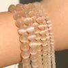 Champagne Cat Eye Opal Beads Natural Moonstone Round Loose Glass Beads for Jewelry Making DIY Bracelet Necklace 15" 4 6 8 10mm