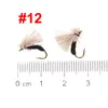 Wifreo 10PCS #12 Black Dubbing Line Deer Hair Serendipity Fly Nymph Fly Deer Hair Caddis Rainbow Trout etc Fly Fishing Fly Bait