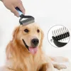 Dogs Cats Shedding Hair Grooming Comb Safety Manual Undercoat Rake Brush Cats Hair Comb Pet Deshedding Dematting Tool