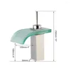 Robinets de lavabo de salle de bain robinet de bain robinet lavabo laiton et verre chrome rocker robinet de bassin froid mixage de pont