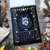 Creative Dark Forest Lunar Calendar 2023 vägg kalender dagbok lärande arbete daglig kalender tid planering väggdekor ny år gåva