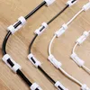 20pcs Cable Organizer Clips Wire office Management Desktop Wire Manager Cord Holder Earphone Line Tie Fixer USB Data Winder