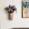 Wazony montowany na ścianie suchy kwiat wazonów Dekoracja domowego przechowywania gospodarstwa domowego