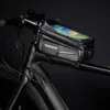 Torba rowerowa Wodoodporna torba na ekran dotykowy górna przednia przednia rurka torba na rower rowerowa torba do montażu