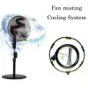 DIY mist ventilator ringkit tuin water spuit messing sprinkler sproeiers buiten mist mist koelsysteem patio vernevelaar