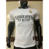 2324 Real Madrid Jacquard Player Edition Home e fora da camisa de futebol conjunto