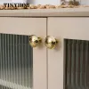 PVD Gold /Solid Brass Solid Brass Cabinet Door Knobs and Handles Furniture Cupboard Wardrobe Drawer Pull T Bar Handles /Handmade