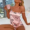 Dames Satin Silk Lace Cami Vest Shorts Lingerie Pyjamas Set Summer Women Pyjama Sets Two Pally Set Pijama For Woman