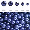 100 ensembles Colorful Pearl Rivets Studs 8 mm ~ 16 mm Round Rivet pour DIY Cuir Craft Sac Chaussures Chaussade Clothes Décoration de mariage