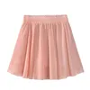 Lucyever dames zomer witte chiffon rok allmatch hoge taille antiglare mini rokken vrouwelijke zoete snoepkleuren aline 240403