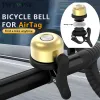 Twtopse Bicycle Bell Airtag MTB Bike Anti-Loss Device Bell Ingebouwde antidiefstal Positionering Locator Brass Bell Cycling Equipment