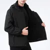 2022 Autumn Winter Outdoor Jacket Fleece Liner Detachable Water Wind Proof Men Coat Techwear Mountaineering Clothes