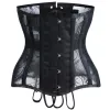 Sexy dentelle corset gothique bustiers corsets sous-coussin slinom tonnelle entraîneur corset corpussewear femmes sablier